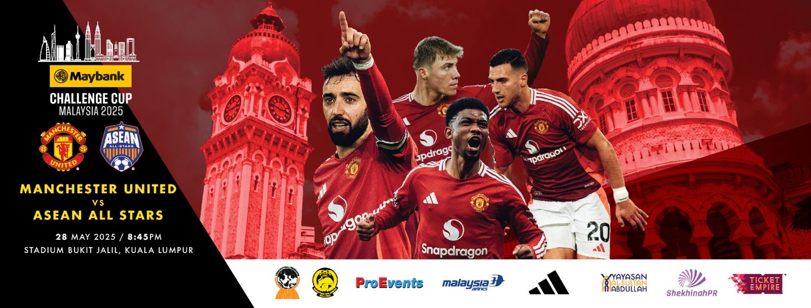 Manchester United vs ASEAN All-Stars at Bukit Jalil National Stadium